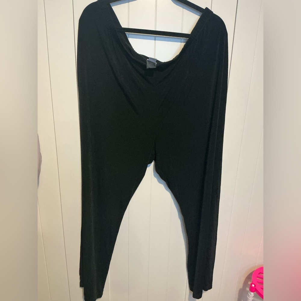 Chico's Travelers Black Harem Pants Size 4R (XL/16)